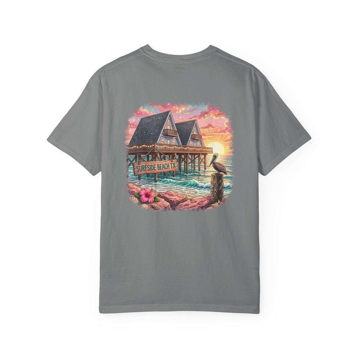 Surfside A-Frames Tee | Iconic A-Frame Beach Houses Surfside Beach TX Shirt