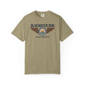 Bluewater Run Tee | Winged Wheel Motorcycle Shirt, Surfside to Galveston