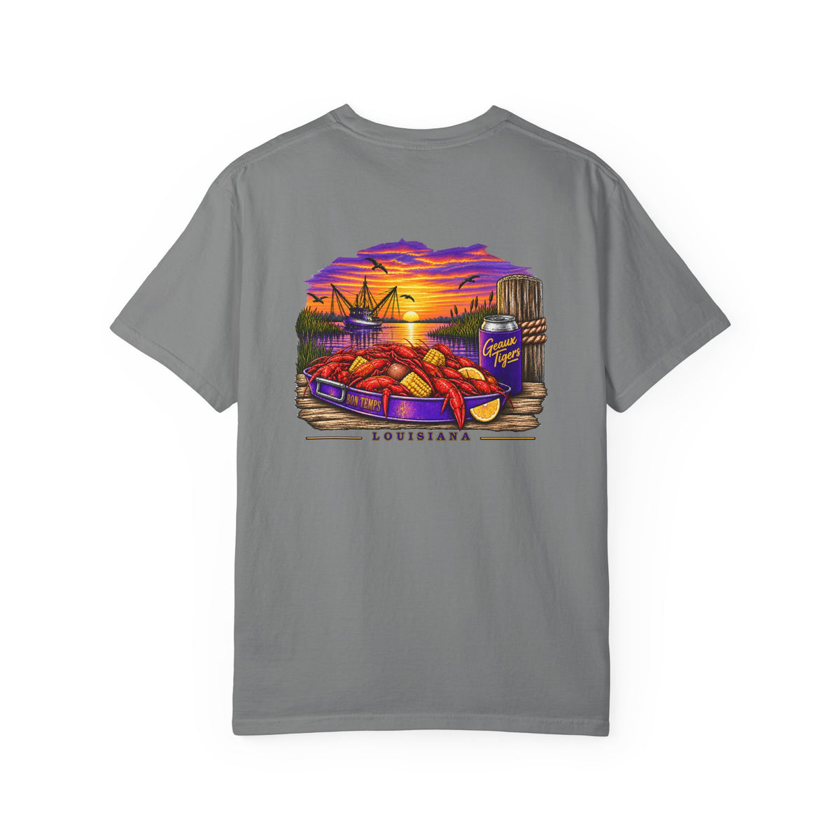Louisiana Crawfish Boil Tee | Sunset on the Bayou Shirt