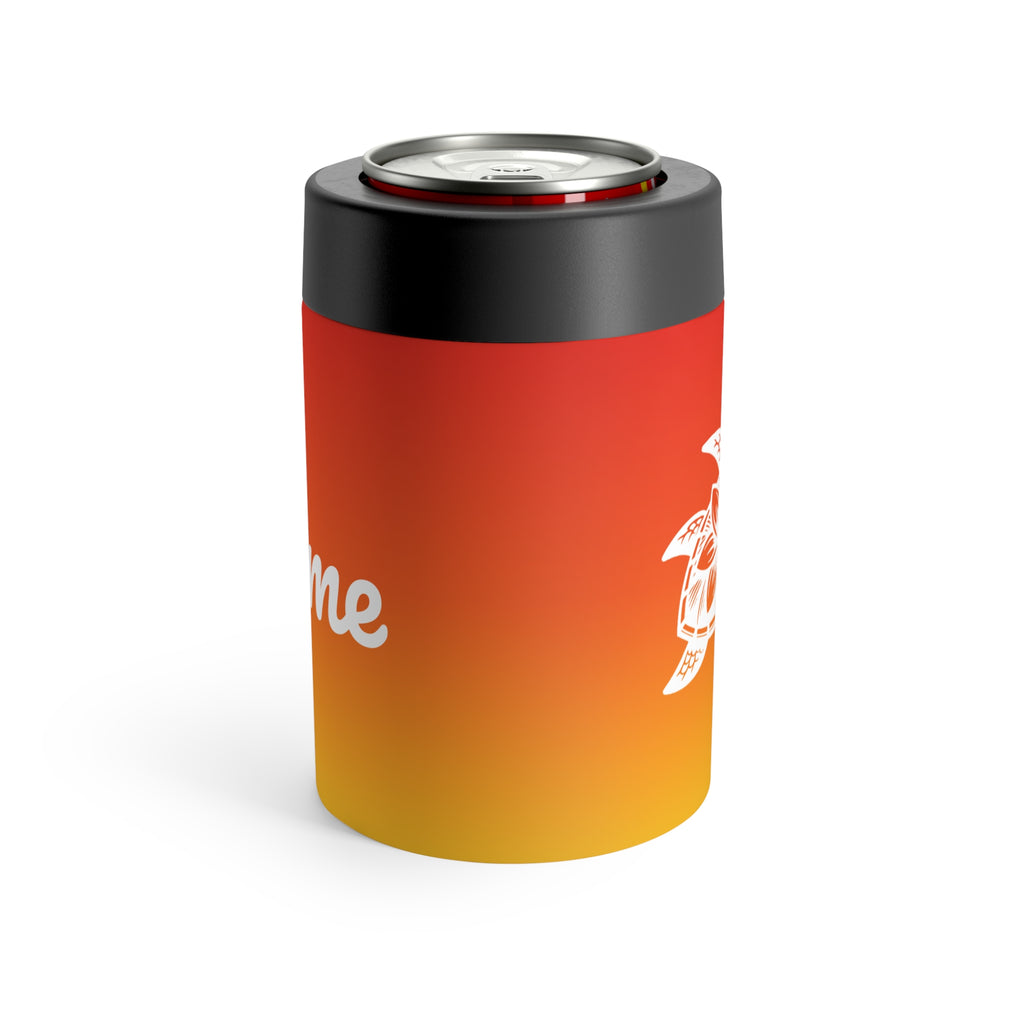 Sea Turtle Can Cooler | Surfside Beach Sunrise Insulated 12oz Can Holder