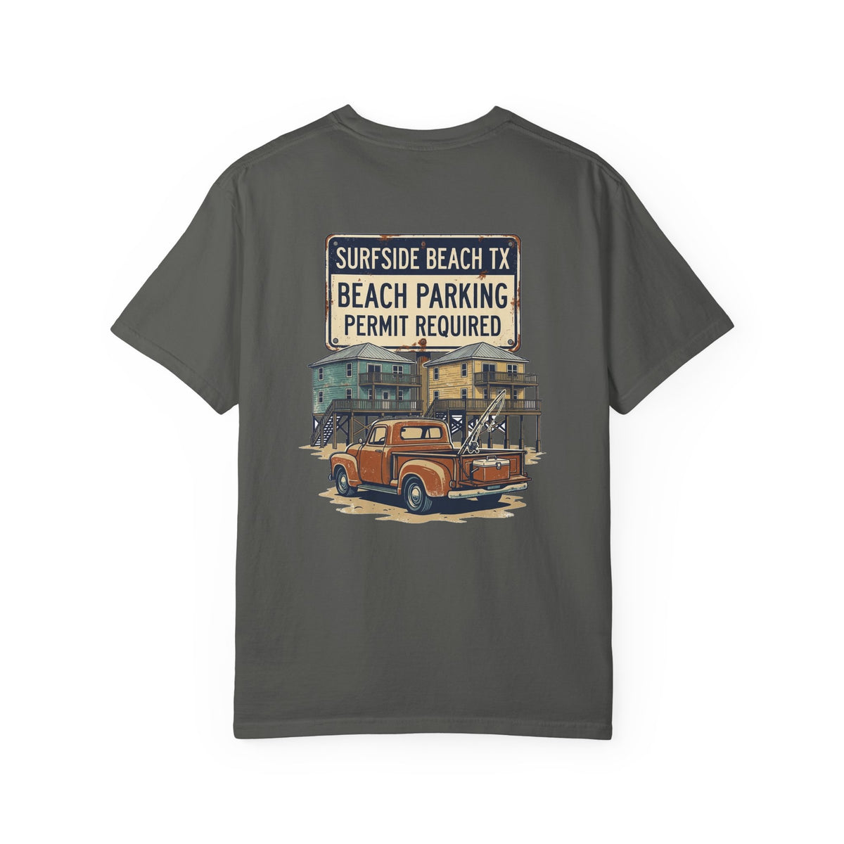 Surfside Beach Parking Tee | Vintage Pickup Truck Surfside Beach TX Shirt