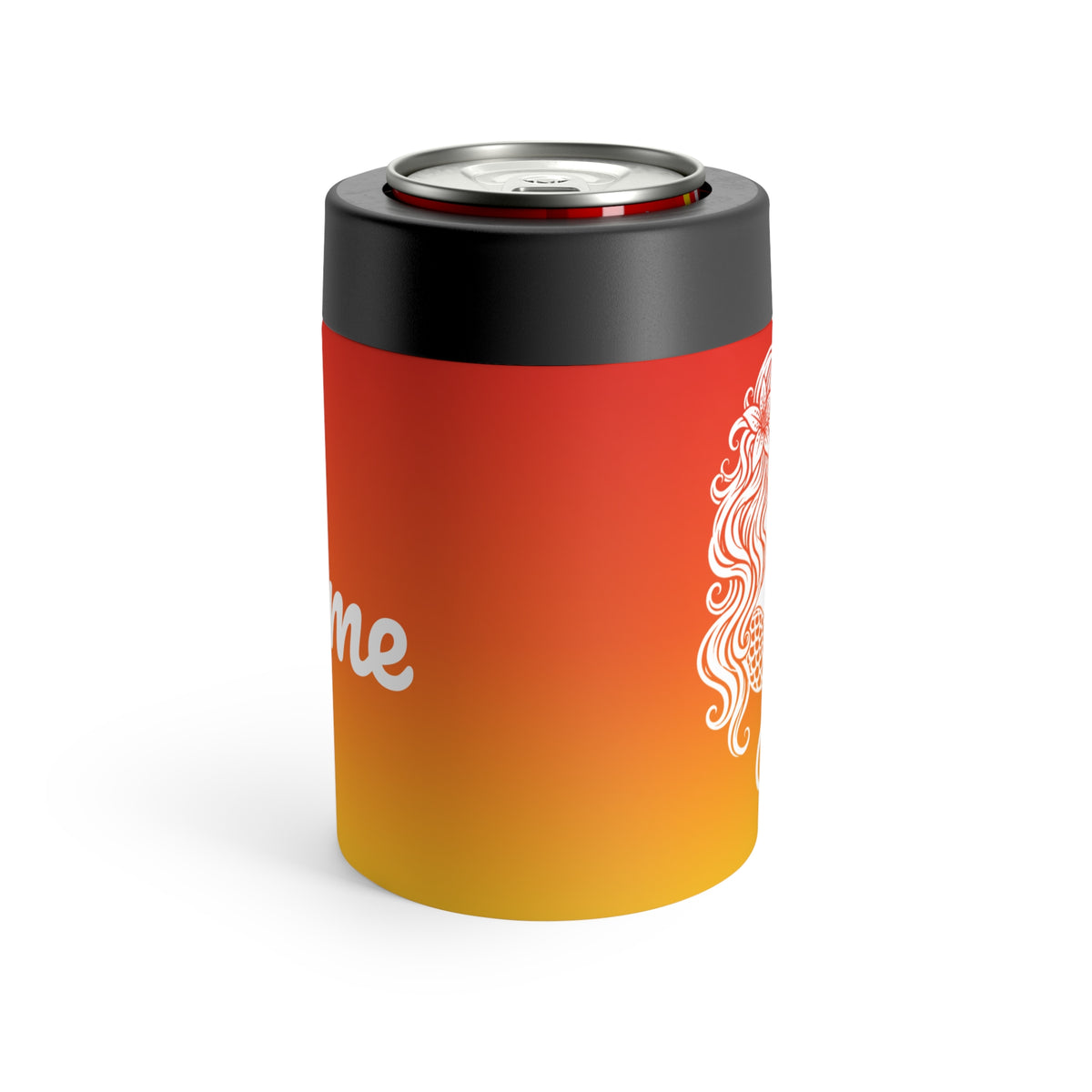 Starfish Mermaid Can Cooler | Surfside Beach Sunrise Insulated 12oz Can Holder