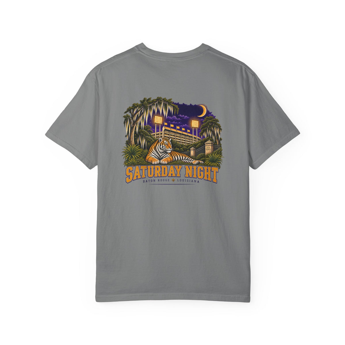 Saturday Night in Baton Rouge Tee | Stadium Lights Gameday Shirt