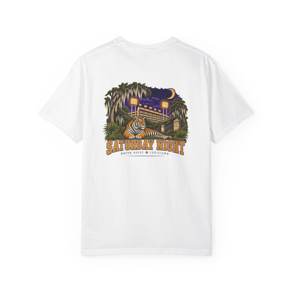Saturday Night in Baton Rouge Tee | Stadium Lights Gameday Shirt